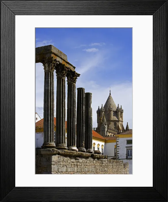 Framed Print : PORTUGAL. Evora. Temple of Diana (2nd c.). Roman art. Early Empire. AISA / Everett Collection**US SALES ONLY** Framed Print : PORTUGAL. Evora. Temple of Diana (2nd c.). Roman art. Early Empire. AISA / Everett Collection**US SALES ONLY**