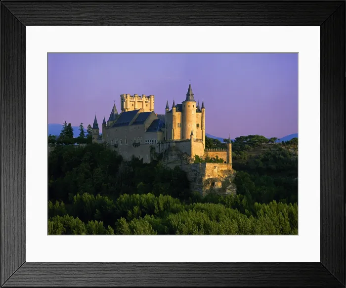 Framed Print : Royal Alcazar of Segovia. 11th-15th c. SPAIN. Segovia. Alcazar (castle). AISA / Everett Collection**US SALES ONLY**
