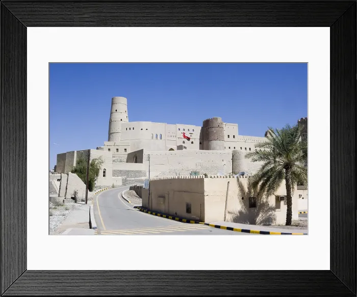Framed Print : OMAN. AD DAKHILIYAH. NIZWA. Bahla. Bahla Fort. Architecture. AISA / Everett Collection**US SALES ONLY**
