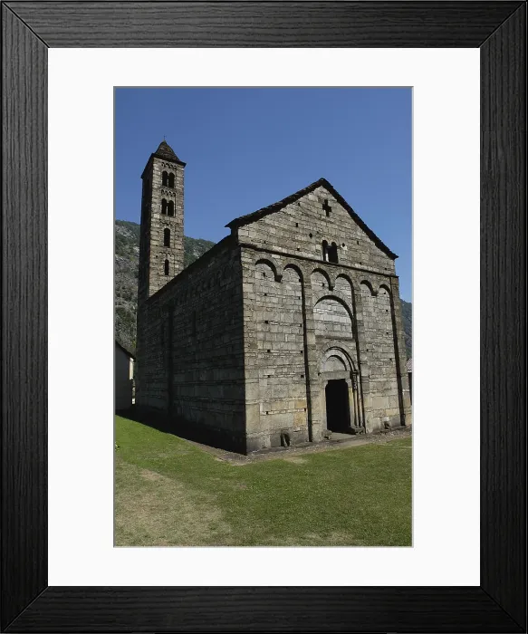 Framed Print : SWITZERLAND. TICINO. Giornico. Church of Saint Nicholas (1202). Romanesque art. Architecture. - Rafa Perez / Iberfoto / Everett Collection (313065)**US SALES ONLY** Framed Print : SWITZERLAND. TICINO. Giornico. Church of Saint Nicholas (1202). Romanesque art. Architecture. - Rafa Perez / Iberfoto / Everett Collection (313065)**US SALES ONLY**