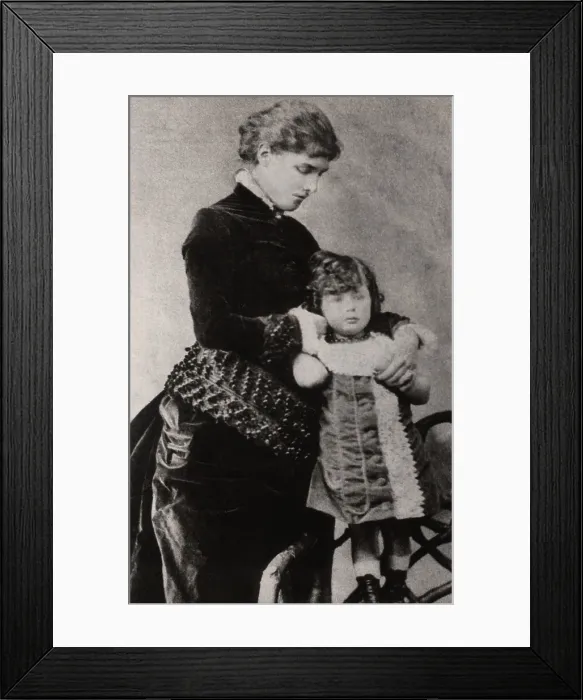 Framed Print : Winston Churchill (1874-1965), at a twelve years old while he was attending Harrow School in England. 1886