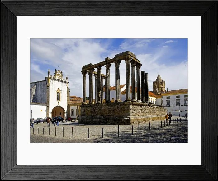 Framed Print : PORTUGAL. Evora. Temple of Diana (2nd c.). Roman art. Early Empire. AISA / Everett Collection**US SALES ONLY**