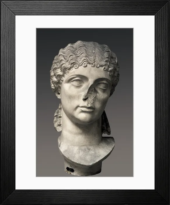 Framed Print : AGRIPPINA 'the Elder' (14BC-33). Prominent Roman woman, wife of Germanicus and mother of Caligula and Agrippina the Younger. Bust of Agrippina the Elder, 1st c. AD Framed Print : AGRIPPINA 'the Elder' (14BC-33). Prominent Roman woman, wife of Germanicus and mother of Caligula and Agrippina the Younger. Bust of Agrippina the Elder, 1st c. AD