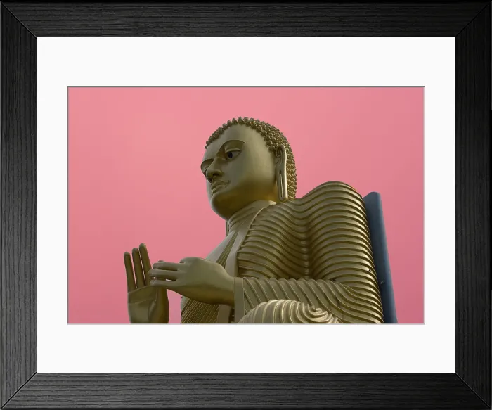 Framed Print : SRI LANKA. Mihintale. Sitting Buddha. AISA / Everett Collection**US SALES ONLY**