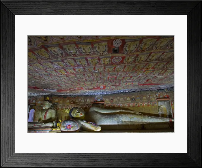 Framed Print : EGYPT. Edfu. Temple of Horus. Dambulla Cave Temple, also known as the Golden Temple of Dambulla. AISA / Everett Collection**US SALES ONLY**