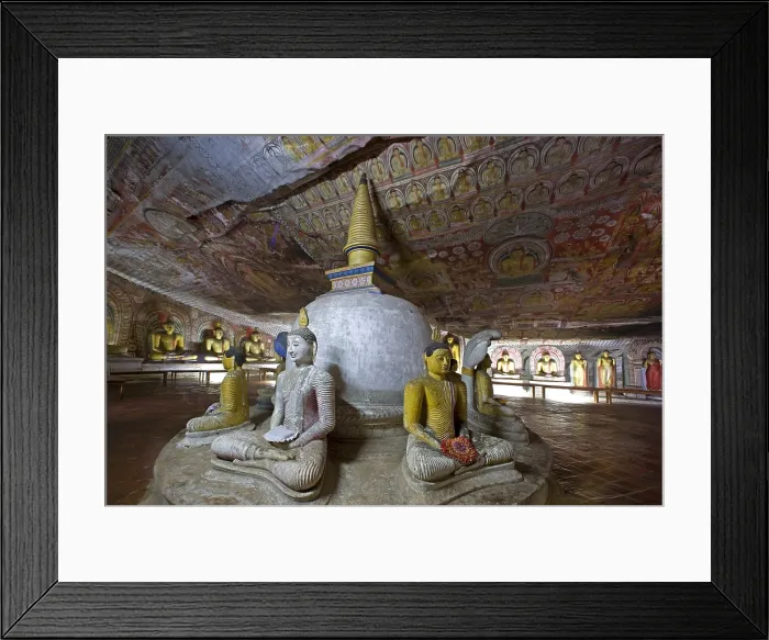 Framed Print : INDIA. Darjeeling. Bhutia Bustee Monastery. Dambulla Cave Temple, also known as the Golden Temple of Dambulla. AISA / Everett Collection**US SALES ONLY** Framed Print : INDIA. Darjeeling. Bhutia Bustee Monastery. Dambulla Cave Temple, also known as the Golden Temple of Dambulla. AISA / Everett Collection**US SALES ONLY**