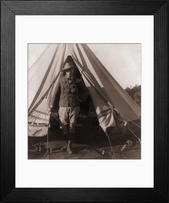 Framed Print : Winston Churchill (1874-1965), during the South African Boar War, as a reporter for the MORNING POST