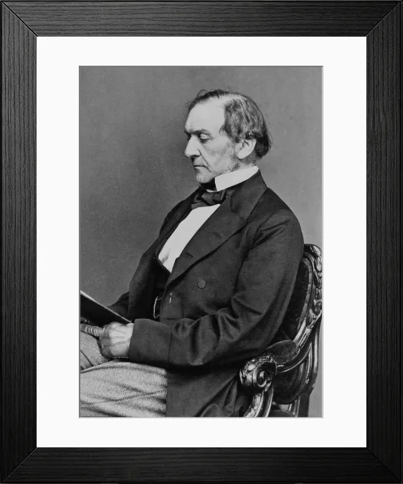 Framed Print : William Gladstone (1809-1898), Prime Minister of Great Britain. 1867