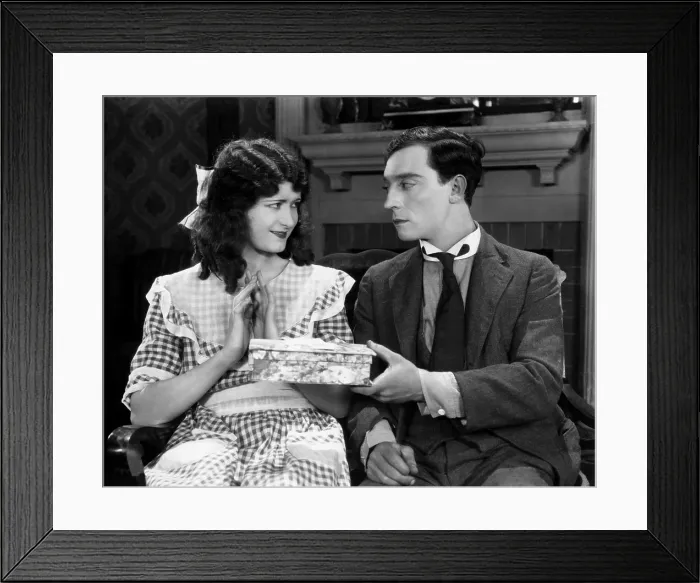 Framed Print : SHERLOCK JR. Kathryn McGuire, Buster Keaton, 1924