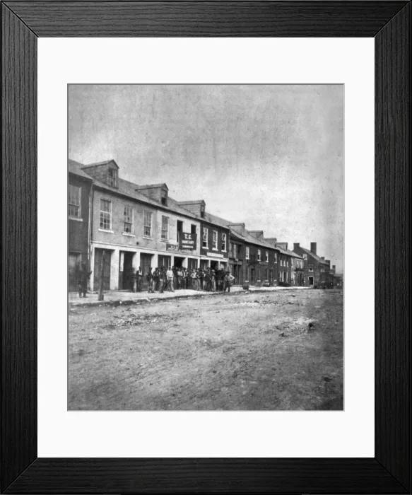 Framed Print : The Civil War, Sanitary Commission at Fredericksburg, Virginia, photograph, May, 1864