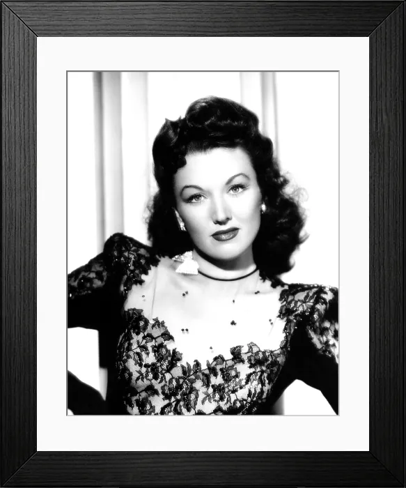 Framed Print : SHADY LADY, Ginny Simms, 1945 Framed Print : SHADY LADY, Ginny Simms, 1945