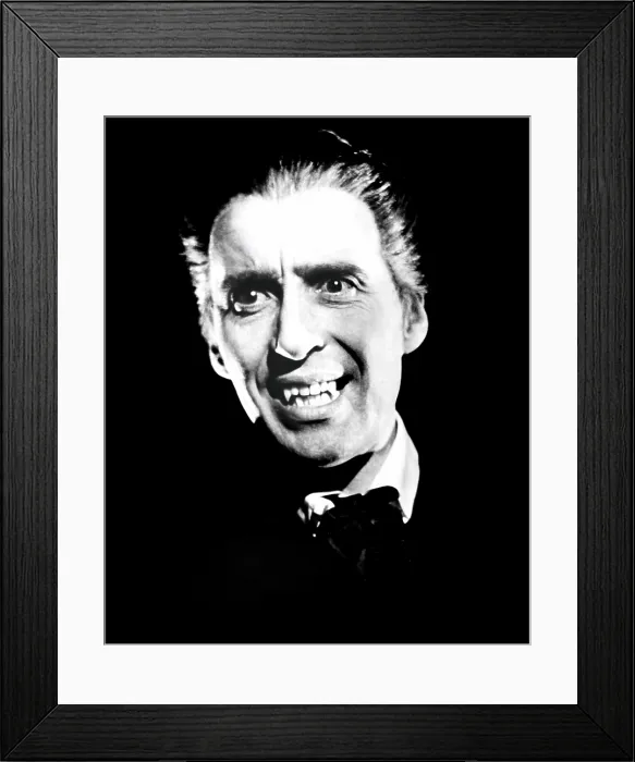 Framed Print : DRACULA: PRINCE OF DARKNESS, Christopher Lee, 1966, TM & Copyright 20th Century Fox Film Corp. / courtesy Everett Collection