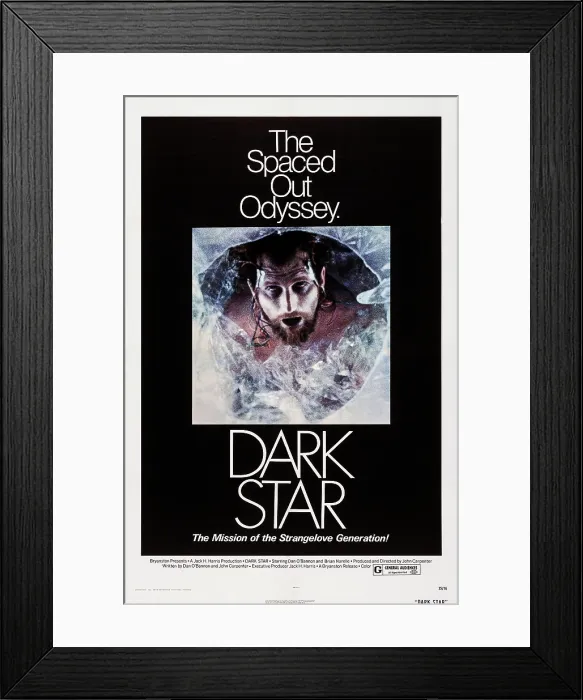 Framed Print : DARK STAR, US poster, 1974 Framed Print : DARK STAR, US poster, 1974