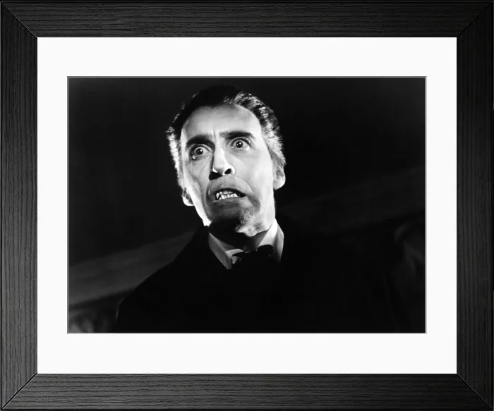 Framed Print : DRACULA: PRINCE OF DARKNESS, Christopher Lee, 1966. TM & Copyright 20th Century Fox Film Corp. / courtesy Everett Collection