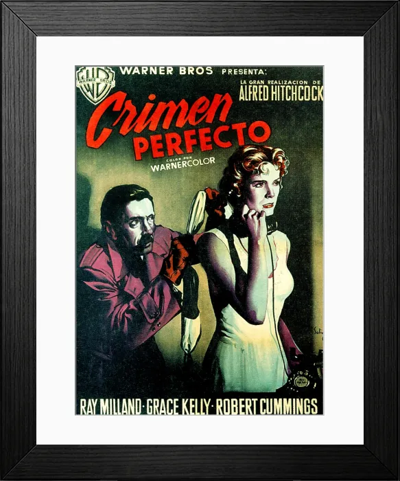 Framed Print : DIAL M FOR MURDER, (aka CRIMEN PERFECTO), Anthony Dawson, Grace Kelly, 1954 Framed Print : DIAL M FOR MURDER, (aka CRIMEN PERFECTO), Anthony Dawson, Grace Kelly, 1954