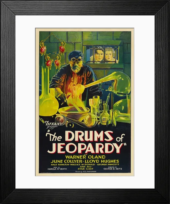 Framed Print : DRUMS OF JEOPARDY [aka MARK OF TERROR], Warner Oland, Lloyd Hughes, June Collyer, 1931