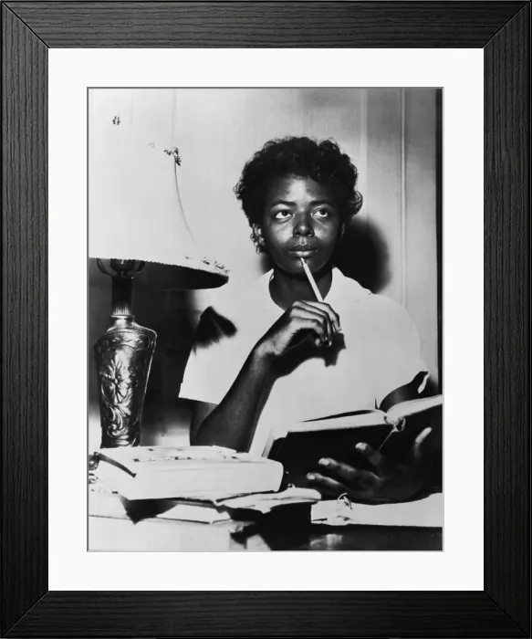 Framed Print : Elizabeth Eckford studies at home after being turned away from Central High School in Little Rock, Arkansas by National Guardsmen. Sept. 4, 1957 Framed Print : Elizabeth Eckford studies at home after being turned away from Central High School in Little Rock, Arkansas by National Guardsmen. Sept. 4, 1957