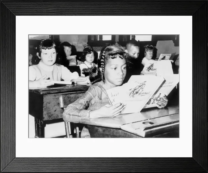 Framed Print : Ending de facto segregation in Boston