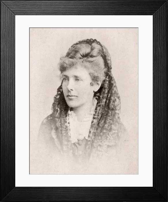 Framed Print : Kate Field (1838-1896), American journalist and feminist, established a newspaper, KATE FIELD'S WASHINGTON, in 1889