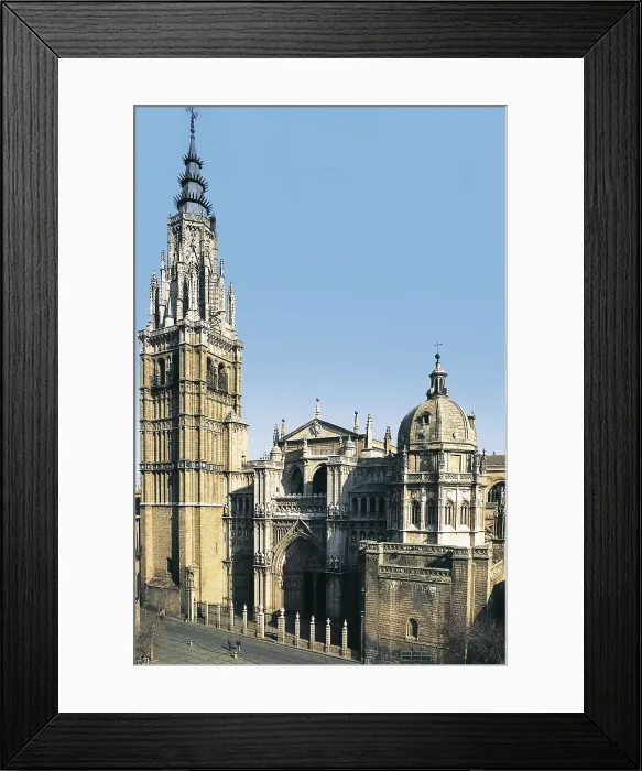 Framed Print : Cathedral of Toledo. 13th-15th c. SPAIN. Toledo. Gothic art. Architecture. AISA / Everett Collection (11039)**US SALES ONLY** Framed Print : Cathedral of Toledo. 13th-15th c. SPAIN. Toledo. Gothic art. Architecture. AISA / Everett Collection (11039)**US SALES ONLY**