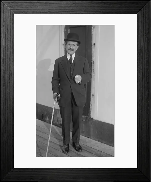 Framed Print : Charles Joel Duveen was a prominent interior decorator. He imported entire historical interiors from Europe for his wealthy American clients