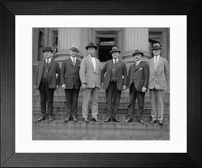 Framed Print : National Bureau of Criminal Identification, photograph, September 23, 1923