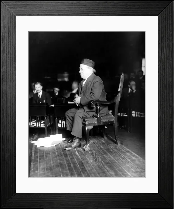 Framed Print : Samuel Gompers at the Federal Commission on industrial relations, New York, 1915