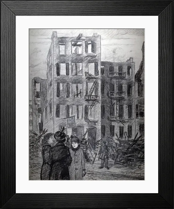 Framed Print : Triangle Shirtwaist fire. Girls wanted