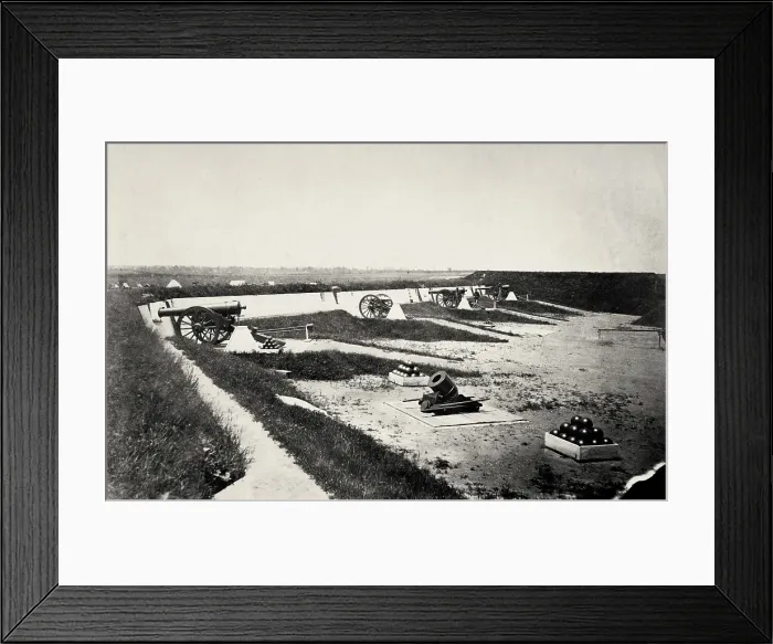 Framed Print : The Civil War, Fort Carroll, photograph by Andrew J. Russell, near Giesboro, District of Columbia, 1861-1865 Framed Print : The Civil War, Fort Carroll, photograph by Andrew J. Russell, near Giesboro, District of Columbia, 1861-1865