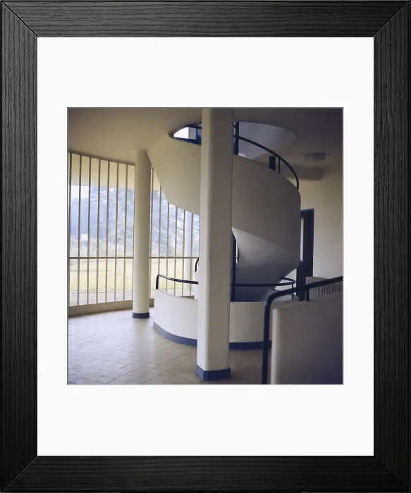 Framed Print : LE CORBUSIERCharles-douard Jeanneretnamed (1887-1965). Villa Savoye. 1928-1931. FRANCE. Poissy. Ville Savoye. Rationalism. Architecture