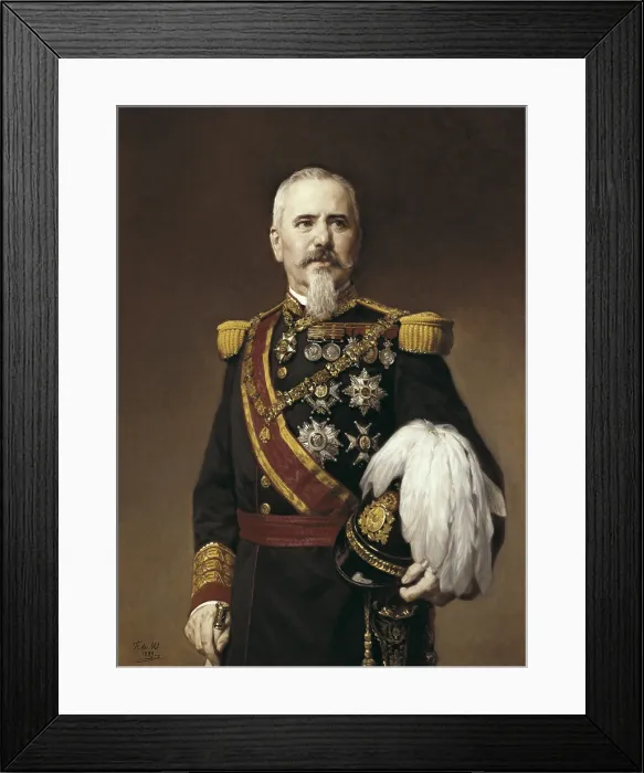 Framed Print : MADRAZO, Federico (1815-1894). Arsenio Martinez Campos. 1880s. Oil on canvas. SPAIN. Madrid. Senate Palace. - M.C.Esteban / Iberfoto / Everett Collection (193382)**US SALES ONLY**