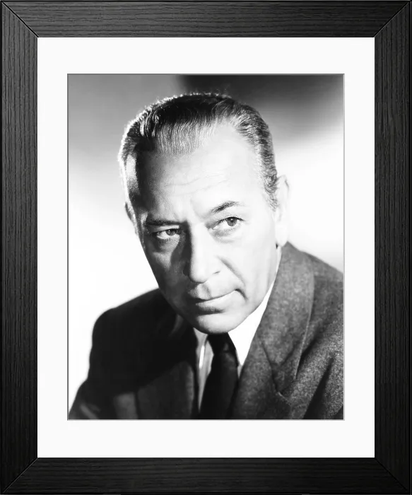 Framed Print : BLACK WIDOW, George Raft, 1954, TM & Copyright 20th Century Fox Film Corp. / courtesy Everett Collection