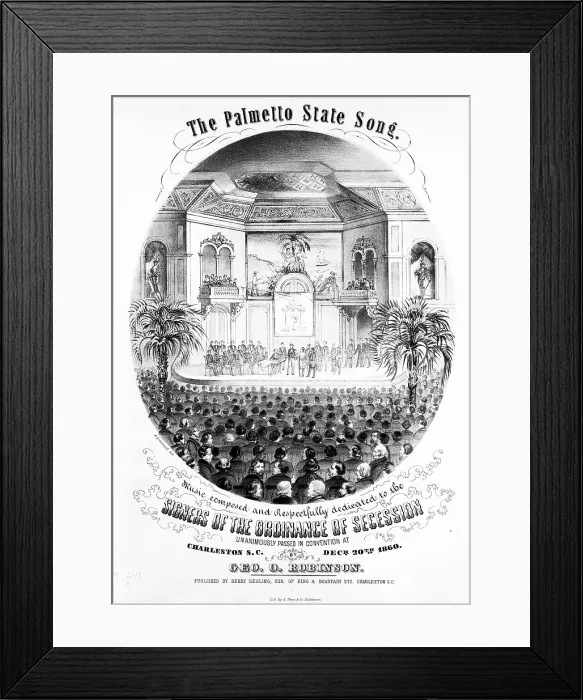 Framed Print : The Palmetto State song Framed Print : The Palmetto State song