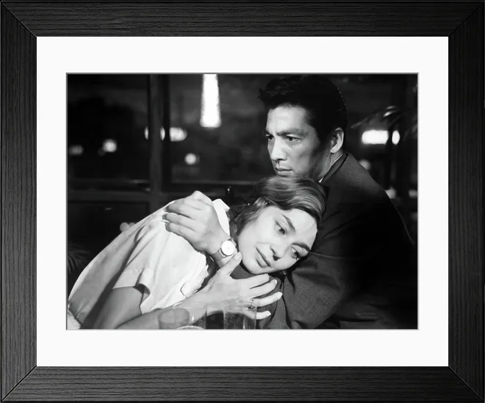Framed Print : HIROSHIMA MON AMOUR, Emmanuelle Riva, Eiji Okada, 1959