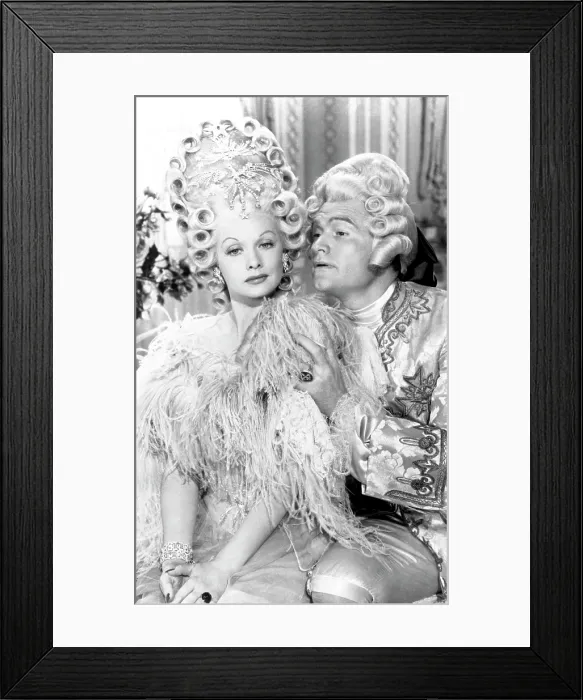 Framed Print : DU BARRY WAS A LADY, (from left): Lucille Ball, Red Skelton, 1943