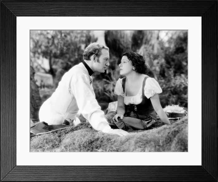 Framed Print : DU BARRY, WOMAN OF PASSION, from left, Conrad Nagel, Norma Talmadge, 1930