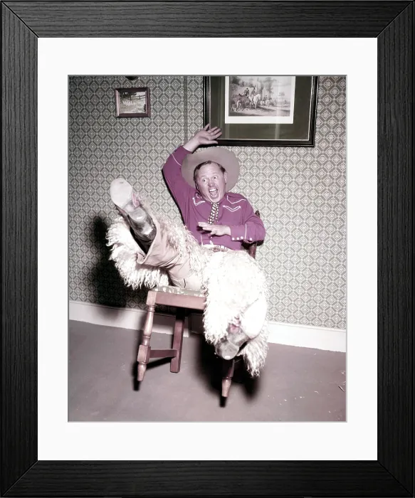 Framed Print : GIRL CRAZY, Mickey Rooney, on-set, 1943 Framed Print : GIRL CRAZY, Mickey Rooney, on-set, 1943
