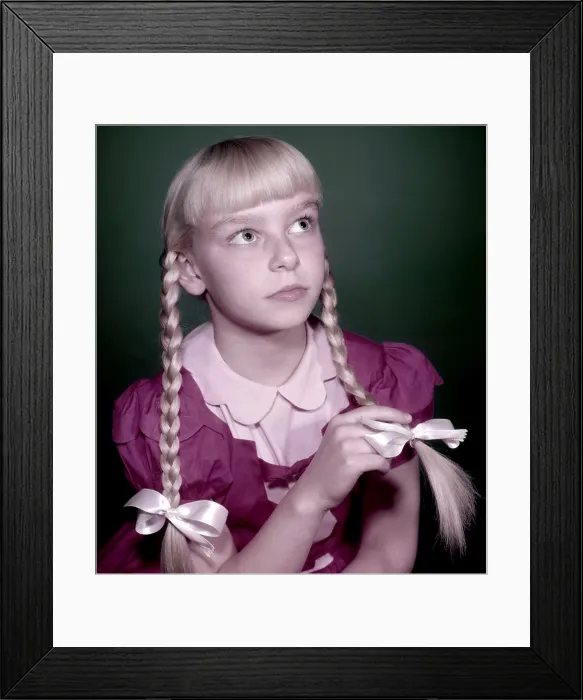 Framed Print : THE BAD SEED, Patty McCormack, 1956
