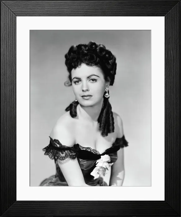Framed Print : THE DUEL AT SILVER CREEK, Faith Domergue, 1952