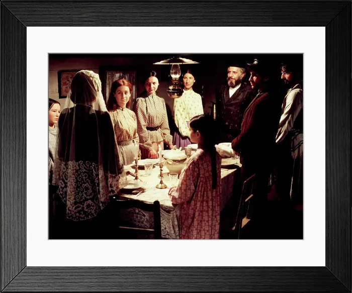 Framed Print : FIDDLER ON THE ROOF, Leonard Frey, Topol, Rosalind Harris, Michele Marsh, Neva Small, Elaine Edwards, Norma Crane, Candy Bonstein, Paul Michael Glaser, 1971