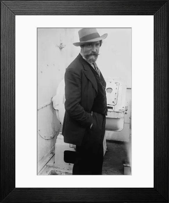 Framed Print : Augustus John (1978-1961), Welsh figurative painter sustained a long, successful career in century that favored abstract art. Ca. 1925 Framed Print : Augustus John (1978-1961), Welsh figurative painter sustained a long, successful career in century that favored abstract art. Ca. 1925