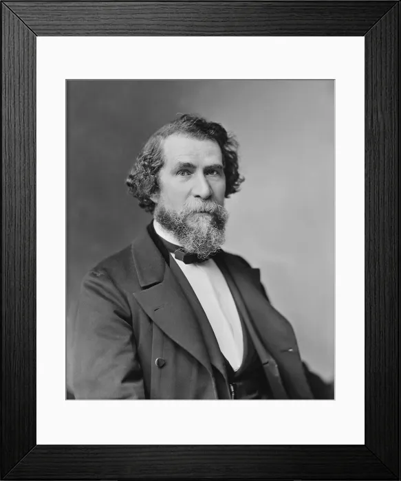 Framed Print : George P. A. Healy (1813-1894), American portrait painter was one of the most successful and productive portrait painters of the mid-19th century Framed Print : George P. A. Healy (1813-1894), American portrait painter was one of the most successful and productive portrait painters of the mid-19th century