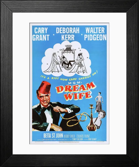 Framed Print : DREAM WIFE, Cary Grant (left), Deborah Kerr (front right), Betta St.John (back right), 1953