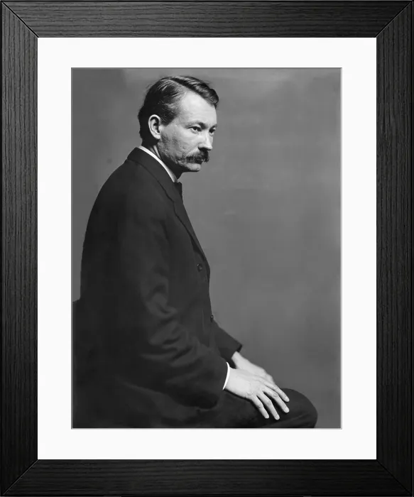 Framed Print : Robert Henri (1865-1929), the American painter, posed in the Gertrude Kasebier's New York City studio in 1900 Framed Print : Robert Henri (1865-1929), the American painter, posed in the Gertrude Kasebier's New York City studio in 1900