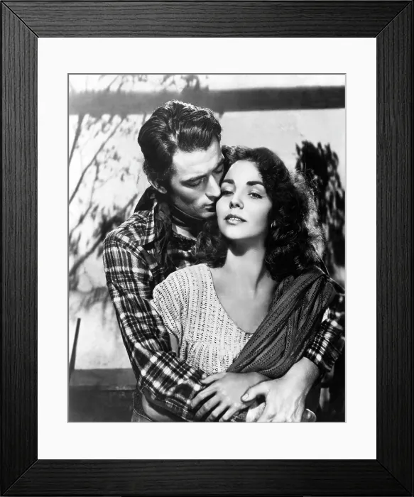 Framed Print : DUEL IN THE SUN, Gregory Peck, Jennifer Jones, 1946 Framed Print : DUEL IN THE SUN, Gregory Peck, Jennifer Jones, 1946