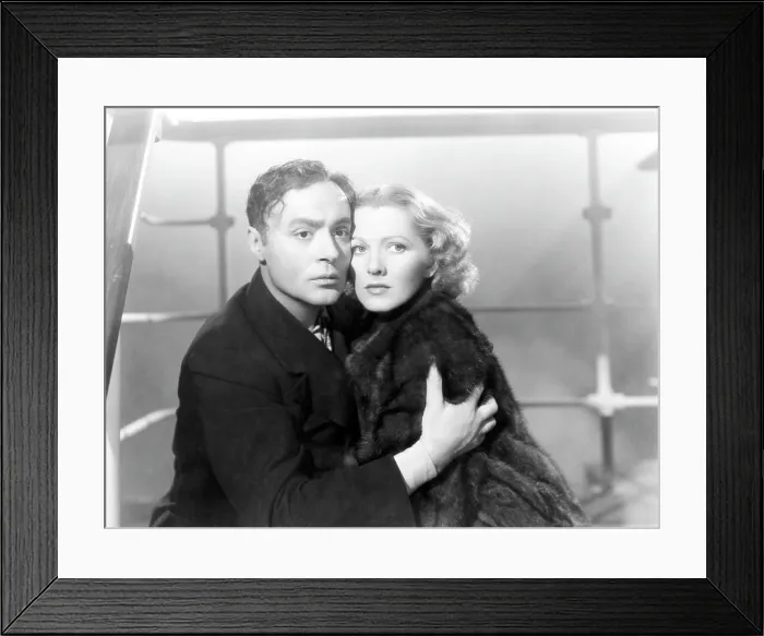 Framed Print : HISTORY IS MADE AT NIGHT, Charles Boyer, Jean Arthur, 1937