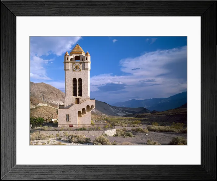 Framed Print : Death Valley Ranch Chimes Tower, Death Valley Junction, Ca. 1928