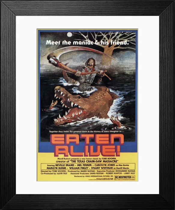 Framed Print : EATEN ALIVE, poster, 1977