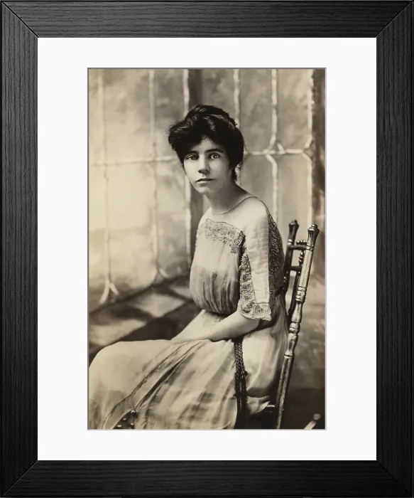 Framed Print : Alice Paul (1885-1977)