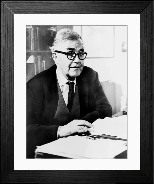 Framed Print : Karl Barth (1886-1968), Swiss Reformed theologian